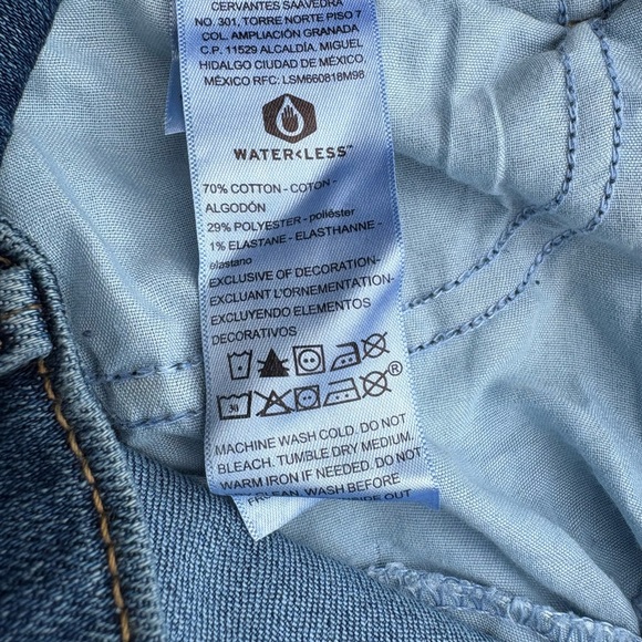 Signature Levi’s‎ Strauss Classic Blue Women's Jeans size 16 - Picture 5 of 8